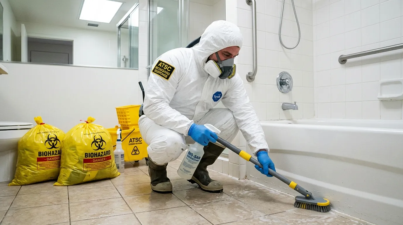 Decontamination equipment deployed for Blood Cleanup in Glen Rock